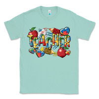 Seafoam autism teacher Classic Tee - CowGirlArtShop