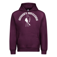 Mauve Wine DASHBOARD CONFESSIONAL Urban Hoodie - artisFamous