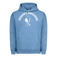 Pigment Pebble Blue DASHBOARD CONFESSIONAL Urban Hoodie - artisFamous