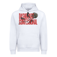White DASHBOARD CONFESSIONAL Urban Hoodie - artisFamous