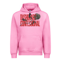 Fuchsia Pink DASHBOARD CONFESSIONAL Urban Hoodie - artisFamous