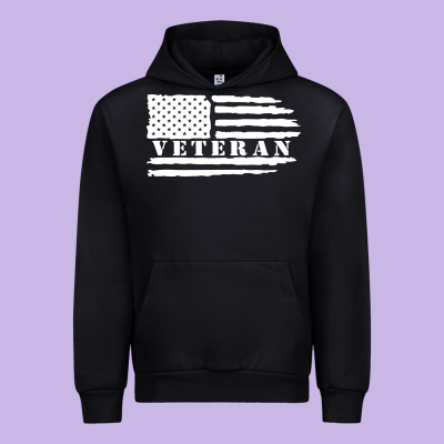 American Veteran, Patriotic American Tee, Army Style Sweatshirt Urban Hoodie Designed By Artisfamous