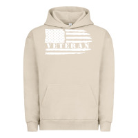 Pigment French Oak american veteran, patriotic american tee, army style sweatshirt Urban Hoodie - artisFamous