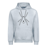 Heather Grey black widow Urban Hoodie - artisFamous