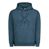 Pigment Midnight Navy black widow Urban Hoodie - artisFamous
