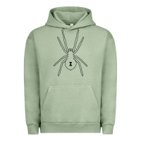 Pigment Oil Green black widow Urban Hoodie - artisFamous