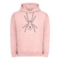 Pigment Salmon black widow Urban Hoodie - artisFamous