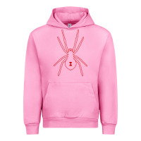 Fuchsia Pink black widow Urban Hoodie - artisFamous