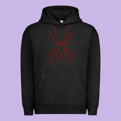 Black Widow Urban Hoodie Designed By Artisfamous