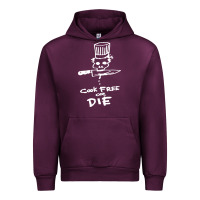 Mauve Wine bourdain cook free or die Urban Hoodie - artisFamous