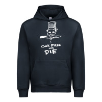 Navy bourdain cook free or die Urban Hoodie - artisFamous