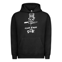 Pigment Black bourdain cook free or die Urban Hoodie - artisFamous