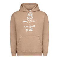 Pigment Burro bourdain cook free or die Urban Hoodie - artisFamous