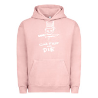 Pigment Salmon bourdain cook free or die Urban Hoodie - artisFamous