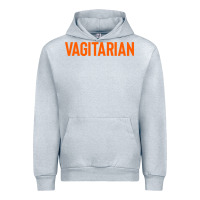 Heather Grey vagitarian Urban Hoodie - artisFamous