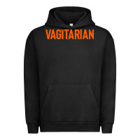 Pigment Black vagitarian Urban Hoodie - artisFamous