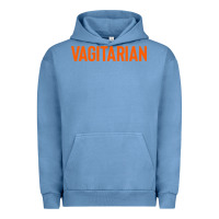 Pigment Pebble Blue vagitarian Urban Hoodie - artisFamous