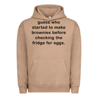 Pigment Burro guess who started to make brownies Urban Hoodie - artisFamous