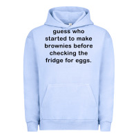 Pigment Grape Ice guess who started to make brownies Urban Hoodie - artisFamous