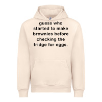 Sandshell guess who started to make brownies Urban Hoodie - artisFamous