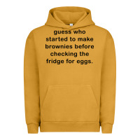 Pigment Peanut Butter guess who started to make brownies Urban Hoodie - artisFamous