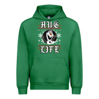 Emerald fro.zen o.l.a.f hug life ugly christmas sweater style shirt Urban Hoodie - artisFamous