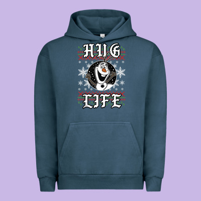 Fro.zen O.l.a.f Hug Life Ugly Christmas Sweater Style Shirt Urban Hoodie Designed By Artisfamous