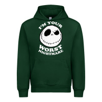 Forest Green j.a.c.k  skel.ling.ton  worst nightmare t shirt Urban Hoodie - artisFamous