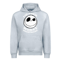 Heather Grey j.a.c.k  skel.ling.ton  worst nightmare t shirt Urban Hoodie - artisFamous