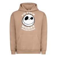 Pigment Burro j.a.c.k  skel.ling.ton  worst nightmare t shirt Urban Hoodie - artisFamous