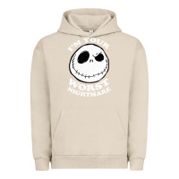 Pigment French Oak j.a.c.k  skel.ling.ton  worst nightmare t shirt Urban Hoodie - artisFamous