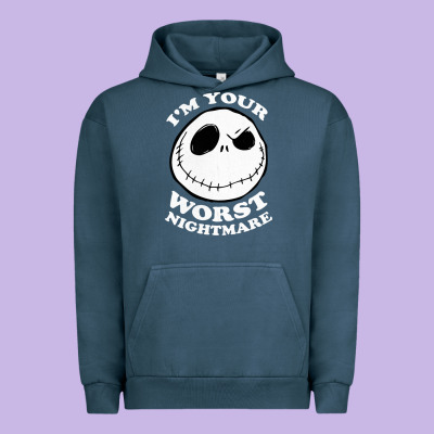 J.a.c.k  Skel.ling.ton  Worst Nightmare T Shirt Urban Hoodie Designed By Artisfamous