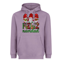 Lavender feliz navidad gnomies Heavyweight Hoodie - JahusDesignShop