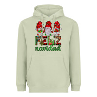Matcha feliz navidad gnomies Heavyweight Hoodie - JahusDesignShop