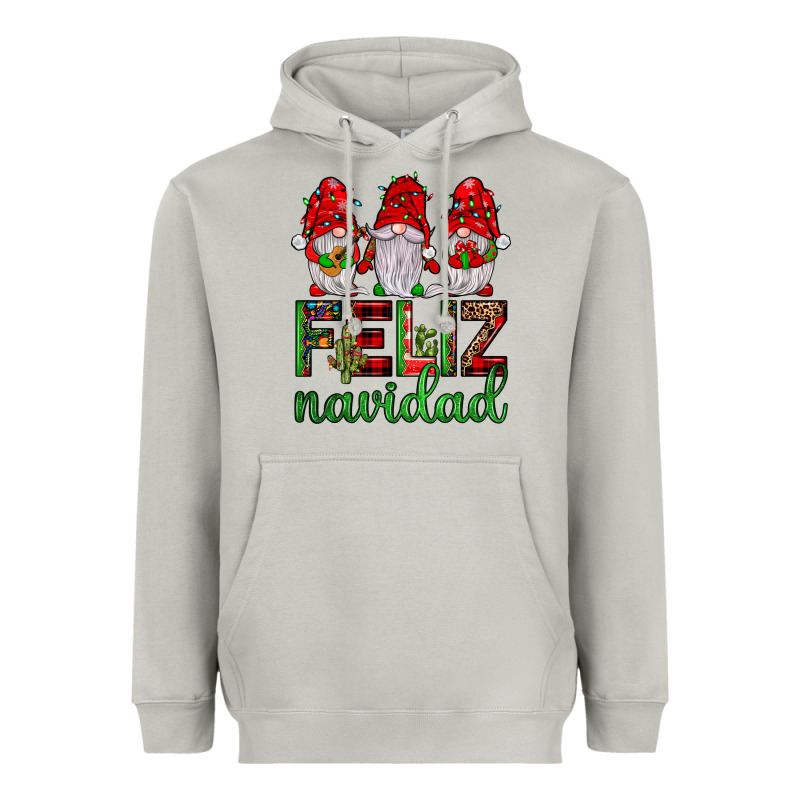 Feliz Navidad Gnomies Heavyweight Hoodie by JahusDesignShop | Teevron