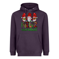 Plum feliz navidad gnomies Heavyweight Hoodie - JahusDesignShop