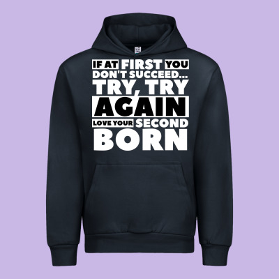 Second Born Gifts Urban Hoodie Designed By Artisfamous