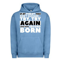 Pigment Pebble Blue second born gifts Urban Hoodie - artisFamous