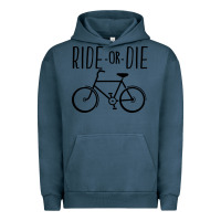 Pigment Midnight Navy ride or die bicycle Urban Hoodie - artisFamous