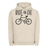 Pigment French Oak ride or die bicycle Urban Hoodie - artisFamous