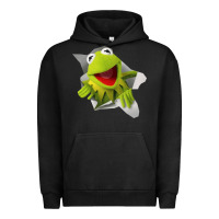 Pigment Black kermit the frog Urban Hoodie - artisFamous