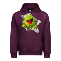 Mauve Wine kermit the frog Urban Hoodie - artisFamous