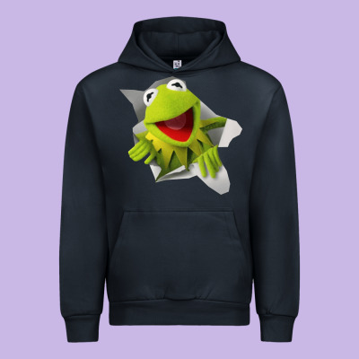 Kermit The Frog Urban Hoodie Designed By Artisfamous