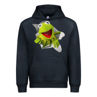 Navy kermit the frog Urban Hoodie - artisFamous