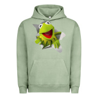 Pigment Oil Green kermit the frog Urban Hoodie - artisFamous