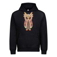Black Native OWL Urban Hoodie - artisFamous