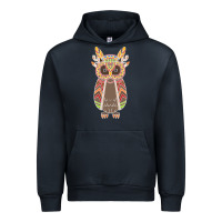 Navy Native OWL Urban Hoodie - artisFamous