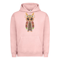 Pigment Salmon Native OWL Urban Hoodie - artisFamous