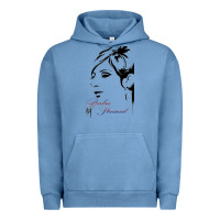 Pigment Pebble Blue Design barbra streisand Urban Hoodie - artisFamous