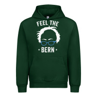 Forest Green bernie sanders for now Urban Hoodie - artisFamous